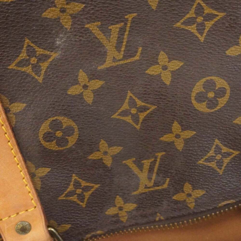 LOUIS VUITTON Brown Monogram Keepall 60 Boston Bag - Picture 9 of 14